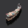 Women's Prodi Hairpin (Floral) Cubic Point Clip