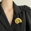 Korean Korean Style Brooches Shell Design Snail-shell Brooches Stainless Steel Brooches  Women Men