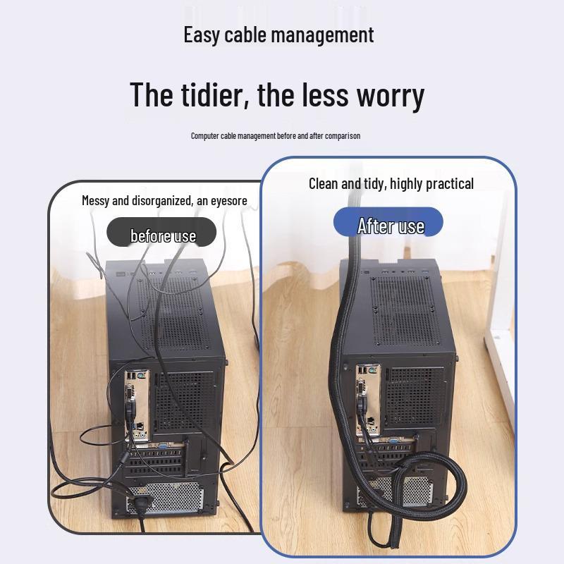 Anti-Cat Bite Cable Sleeve and Organizer