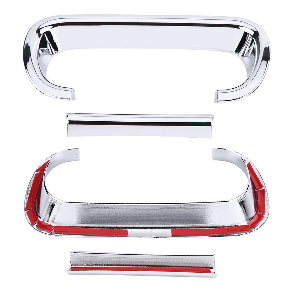 Серебристый хромированный задний стоп-сигнал автомобиля, накладка на капот, рамка для Suzuki Vitara 2016 2017 2018 автомобиля