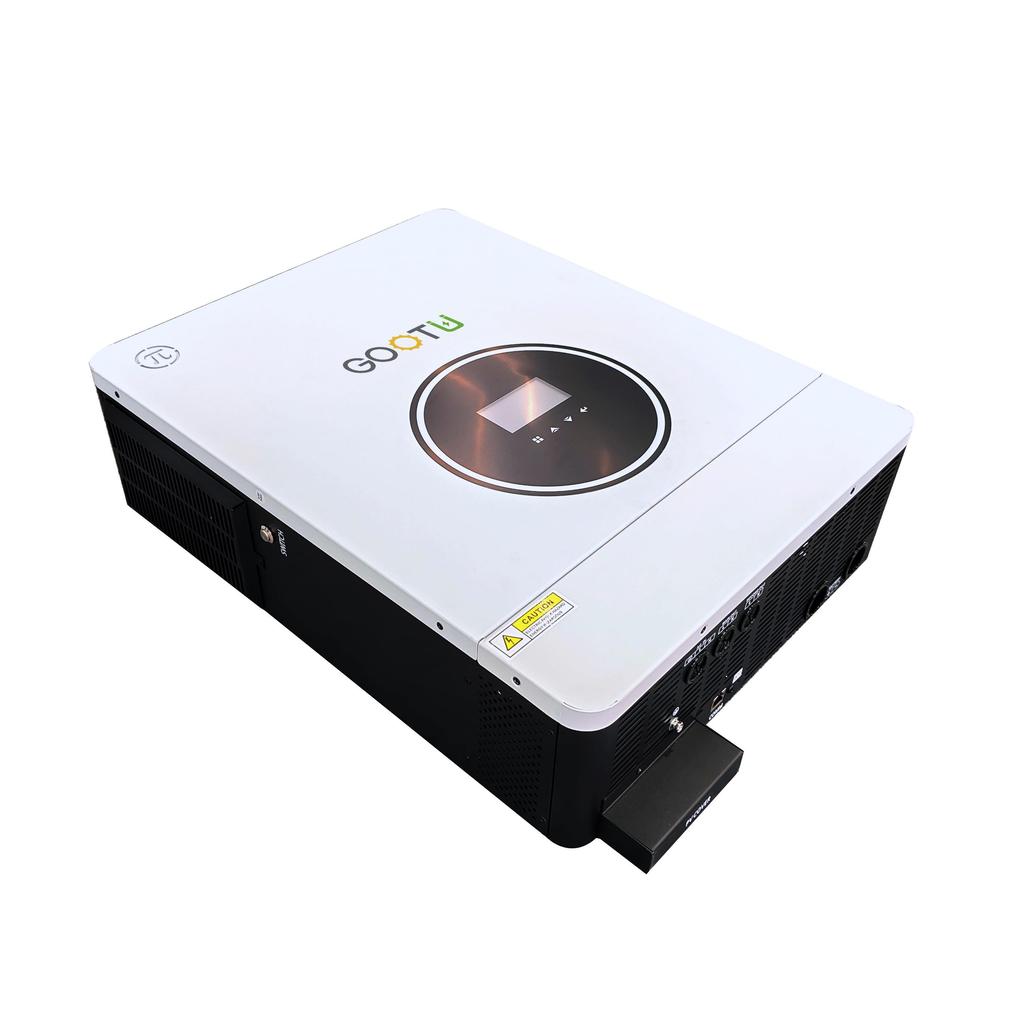 GOOTU 8.2KW Hybrid Solar Inverter Dual Output 48V MPPT 160A Pure Sine Wave On/Off Grid for Home Power Supply