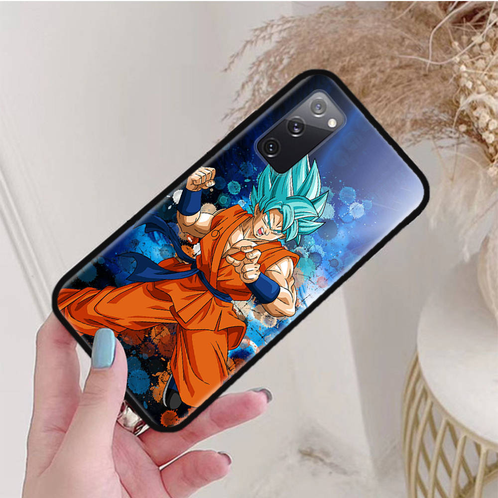 Черный чехол для Xiaomi Poco X6 X4 M5 M6 F5 F6 C65 C55 C50 C51 C40 Pro Redmi 14C A3X 13C 12C 11T 10A 9C Note 7 6 8A Plus W-85 Dragon Ball Z
