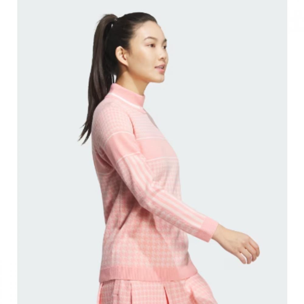 Adidas Golf Primeknit Jacquard Long Sleeve Pullover Sweater Im7273