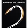 New Anti-Hanging Water Bottom Explosion String Hook with Barbed Sharp Fish Hook Carp Fishing Tackle Hedgehog 90 Degree Adjust