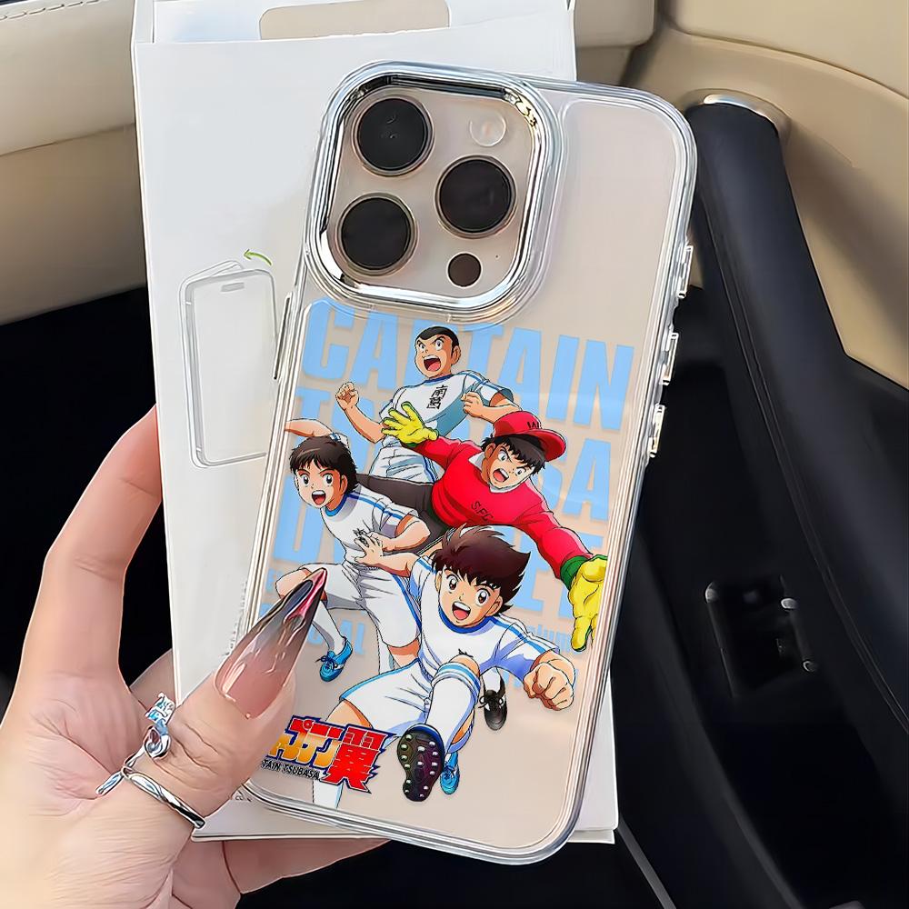 Чехол для телефона C-Captain Tsubasa для iPhone 17 16e 16 15 14 13 12 11 mini Pro Max X XR XSMAX 8 7 Air Plus Прозрачный Мягкий Чехол