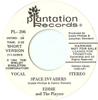 7inch Record EDDIE & THE PLAYERS - Space Invaders PL206 Plantation Reco 1981 US Rock Used