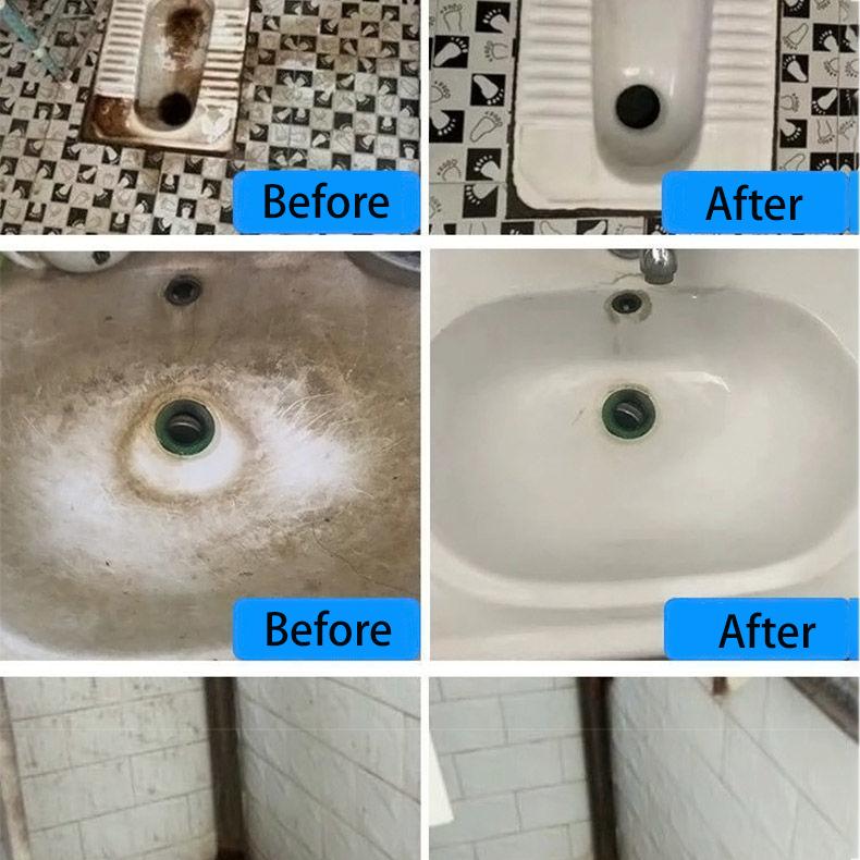 500 мл Профессиональное средство для чистки плитки Мощное средство для удаления пятен и желтизны для настенной и напольной плитки в ванной комнате Полирующий эффект