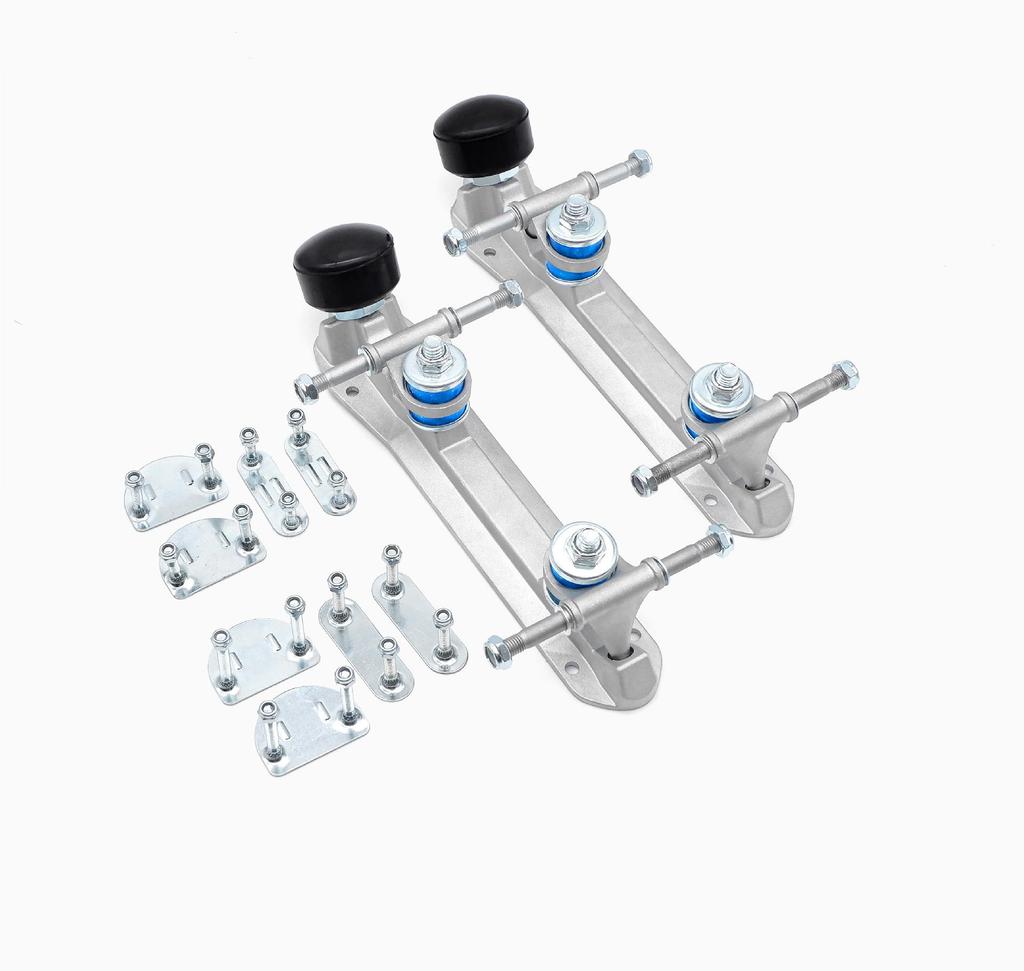 Алюминиевая двухрядная база для роликовых коньков и аксессуары