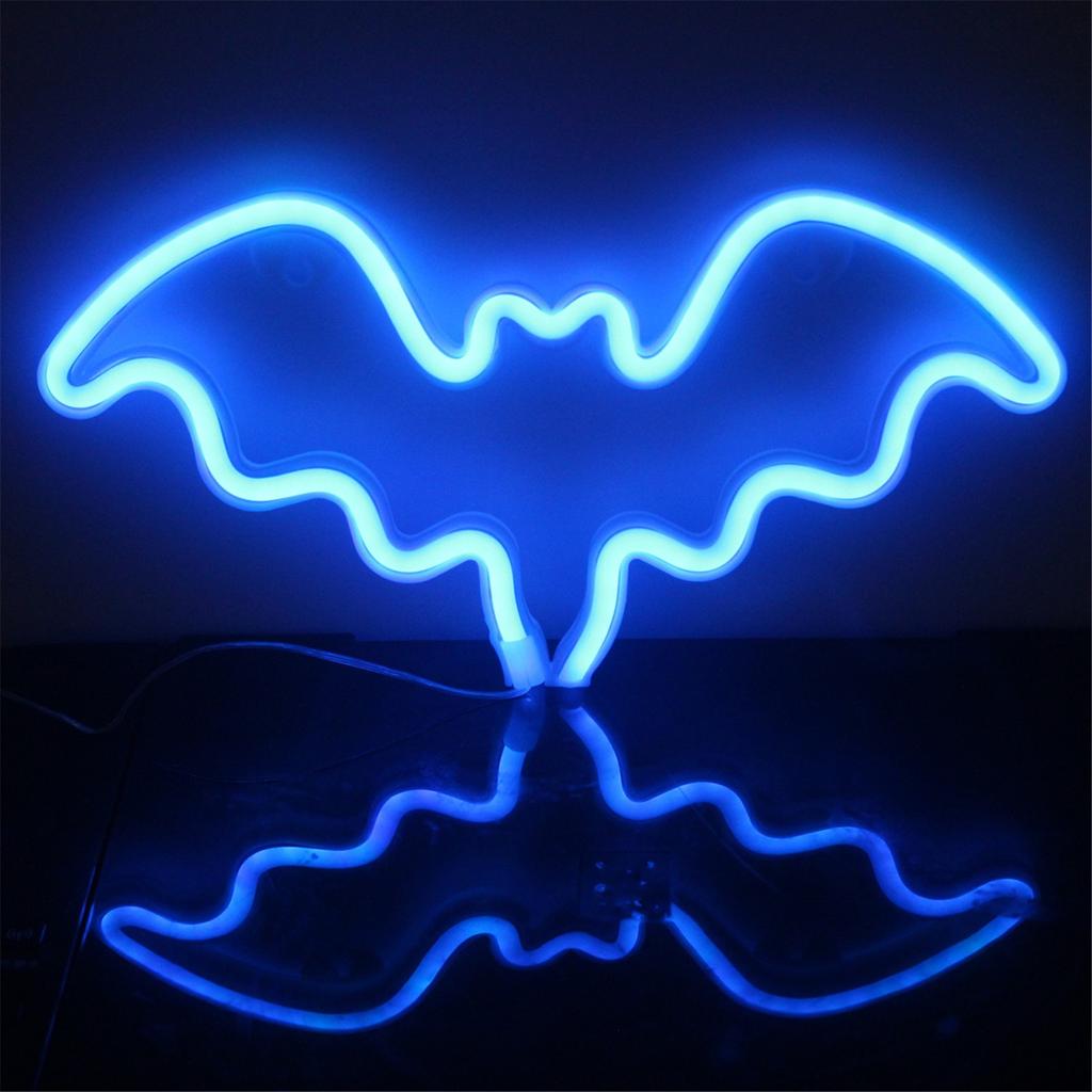 Halloween LED  Neon Light Sign For Wall Decor  Shape Lamp With Tery Or USB Powered For Halloween Party,Bar,Room Décor