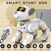 Funny Remote Control Robot Electronic Dog Stunt Dog Voice Command Programmable Touch Sensing Music Song Robot Dog Toy Kids Gift Smart Educational Toy