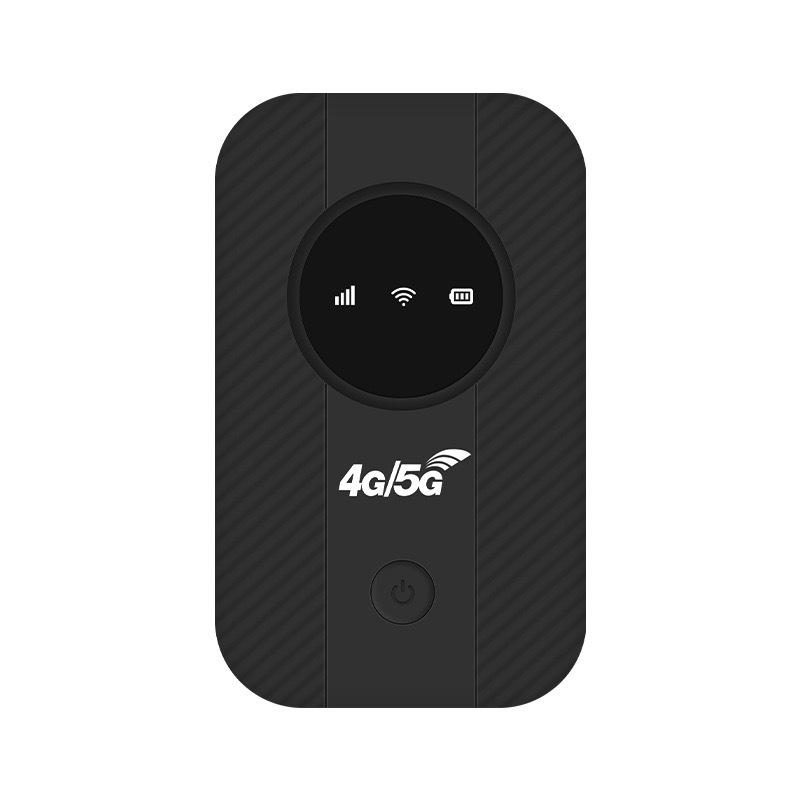 Портативный 4G/5G Wi-Fi 6 роутер со слотом для SIM-карты и LTE MIFI модемом, модель M5 с цветной подсветкой
