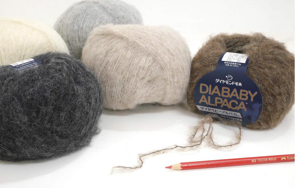 Diamond Yarn Diamond Baby Alpaca Yarn Extra Thick Beige 40g 148m 5 Ball Set BAL Col.9802 Approx.