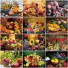 5D Diamond Mosaic Fruit Cross Stitch Kits DIY Diamond Painting Landscape Picture Of Rhinestones Mosaic Decor For Home