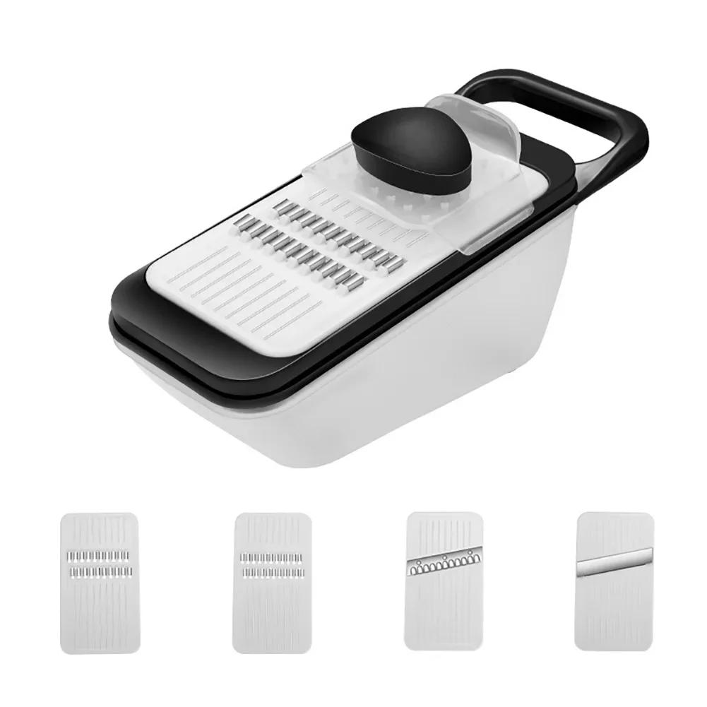 Четырехсторонняя коробчатая терка Овощерезка Башня-образная терка для картофеля и сыра Многофункциональная овощерезка Кухонные аксессуары Vrsgs