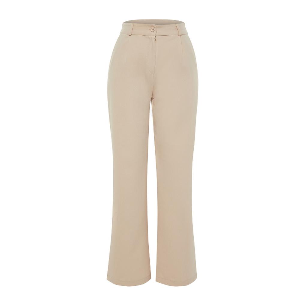 Black Wide Leg Woven Trousers Twoaw21pl0076