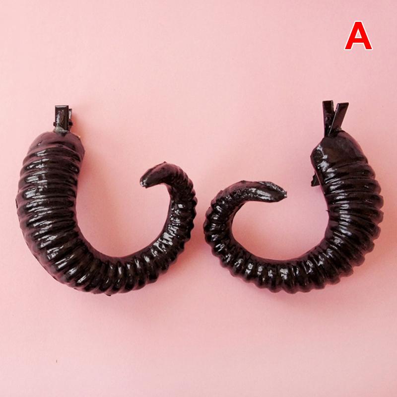 Заколки для волос с рогом дьявола, косплей, заколка с овечьими рогами, украшение для Хэллоуина