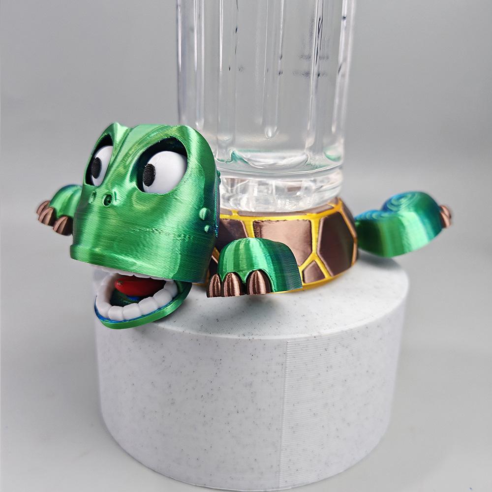 Fun Coaster Turtle Cup Pad Turtle Cup Holder Press To See The Eyes Pop Tableware Decorative Ornament Fun Turtle Coaster