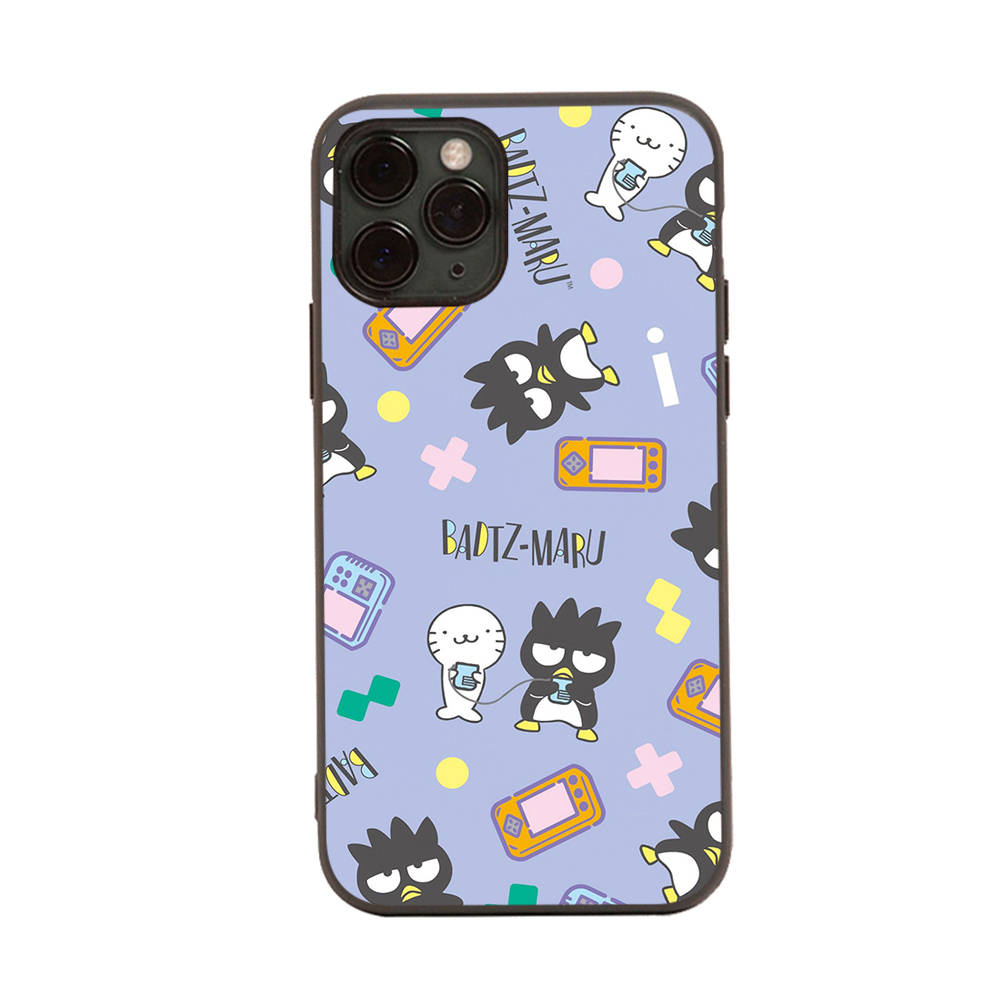 Чехол HK24 Badtz Maru Cartoon Black Sofe для iPhone 16 15 Plus 14 13 Pro 8 SE XR XS Max P30 Nova 5T Y5P Y6 Y7 Y8P Y9 Realme C30 C33 C31 VIVO Y36 V27