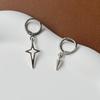 Korean Asymmetrical Star Niche Luxury Earrings for Women