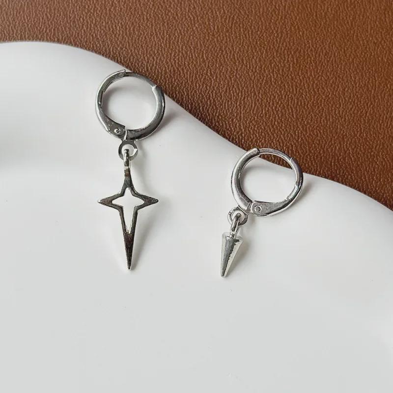 Korean Asymmetrical Star Niche Luxury Earrings for Women