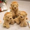 Cute Cute Little Lion Doll Plush Toy Zoo Lion Doll Children's Company Soothing Doll