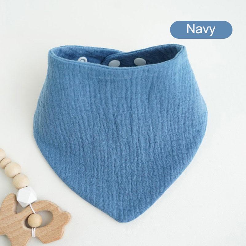 Твердые муслиновые детские нагрудники-банданы, слюнявчики, 100% хлопок для малышей, детей, унисекс, мальчиков и девочек
