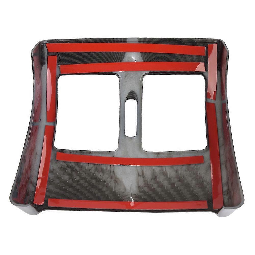 Carbon Fiber Style Rear Air Conditioning Vent Frame Trim for Mercedes Benz C Class W204 08-13