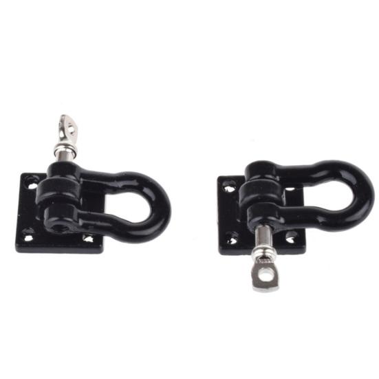 A Pair 1/10 Scale Trailer Buckles Hooks Accessory for RC Truck Crawler Climber