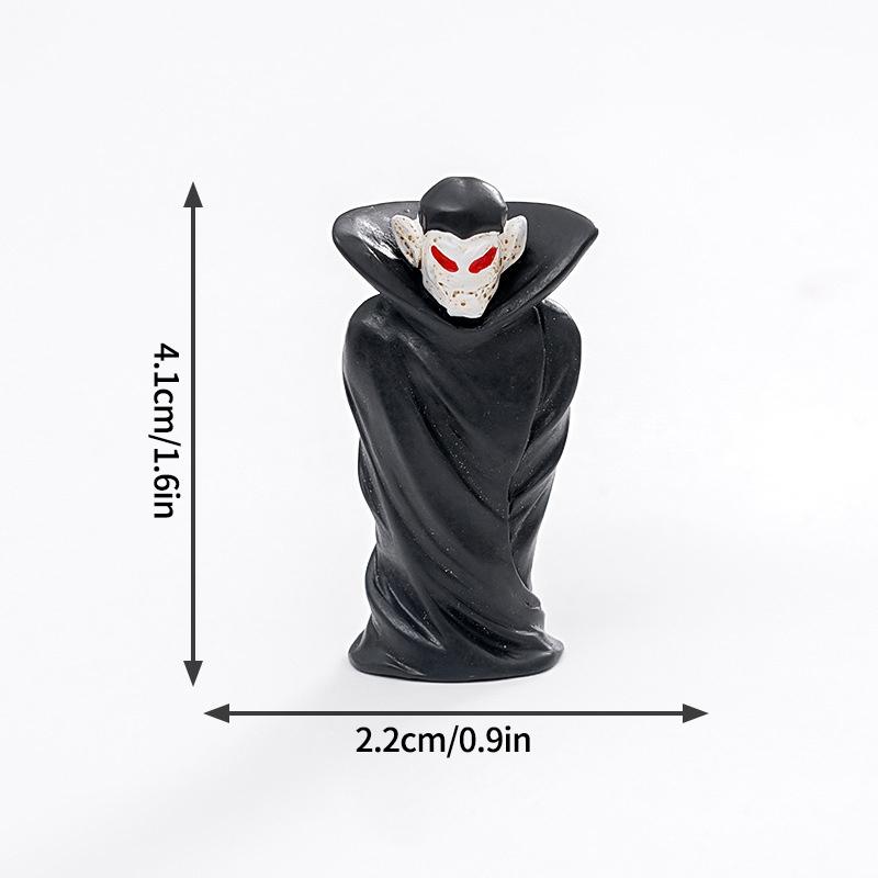 Хэллоуин Череп Орнамент Мумия Призрак Страшный Настольный Декор Хэллоуин Полимерные Миниатюры День Мертвых Детский Подарок Микро Ландшафт