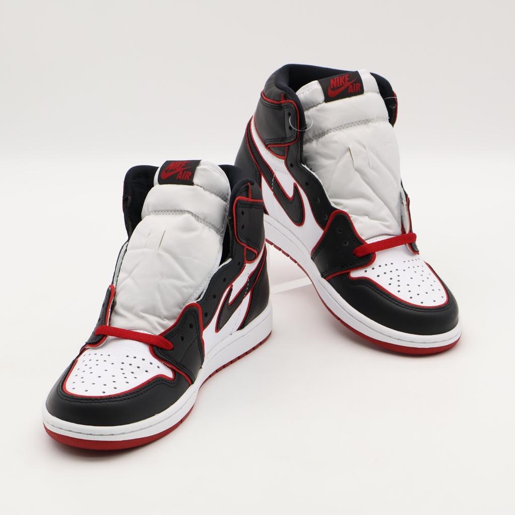 555088-062 Nike Air Jordan 1 Retro High OG Кровная линия Черный Спортивный красный (Мужской)