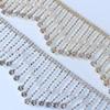 90cm Irregularly Rhinestone Trimming Chain for Wedding Dress Shoes Bags Clothing DIY Sewing Creative Decoration Accessories