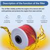 Motorcycle Air Filter Cleaner Oil Filter Kit for Kawasaki KLX250 KLX300 KLX300 R KLX650