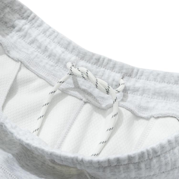 New Era SS22 Минималистичные флисовые свободные шорты средней посадки Унисекс шорты Серый Белый 13086464