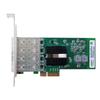 FEMRICE Intel I350 4-Port Gigabit Fiber Optic PCI-E Server Network Card