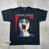Черная Унисекс Футболка Crystal Castles Оригинальный Дизайн Фанатов Размер S-5XL