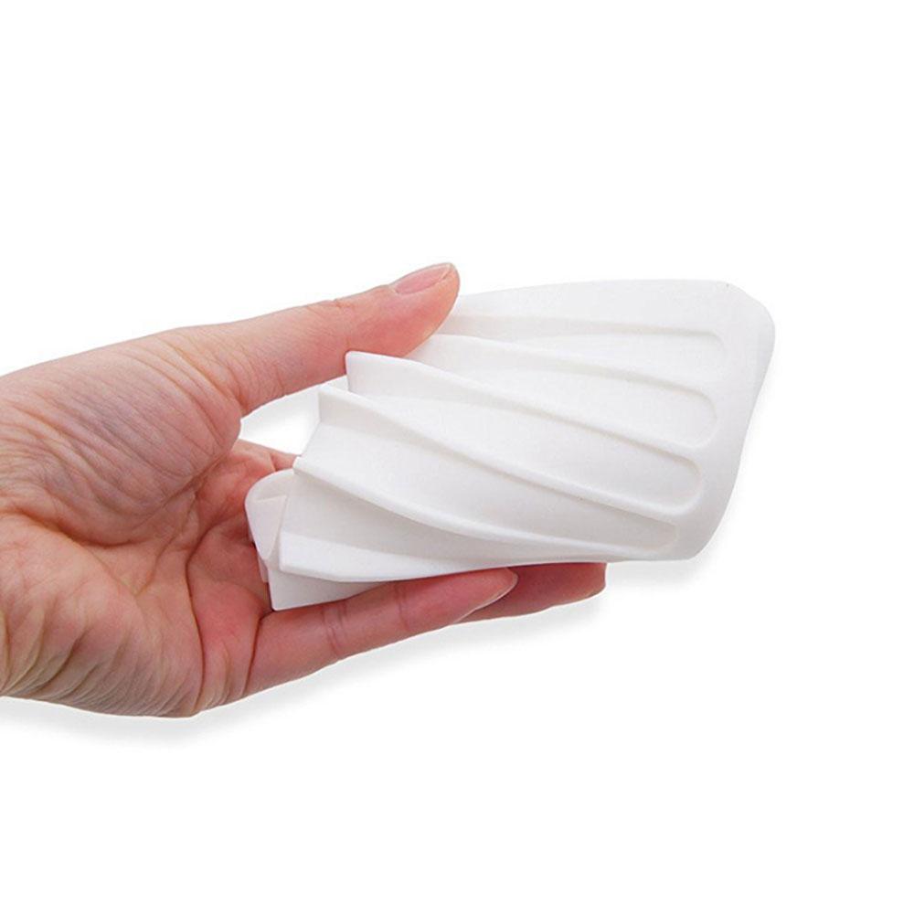 Silicone World Anti-skidding Home Improvement Silicone Flexible Bathroom Tray Soapbox Soap Dishes Plate Holder Tray Soap Rack