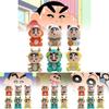 Fun 6 Piece Crayon Shin-chan Dragon Year Pvc Character Model Display For Collectors