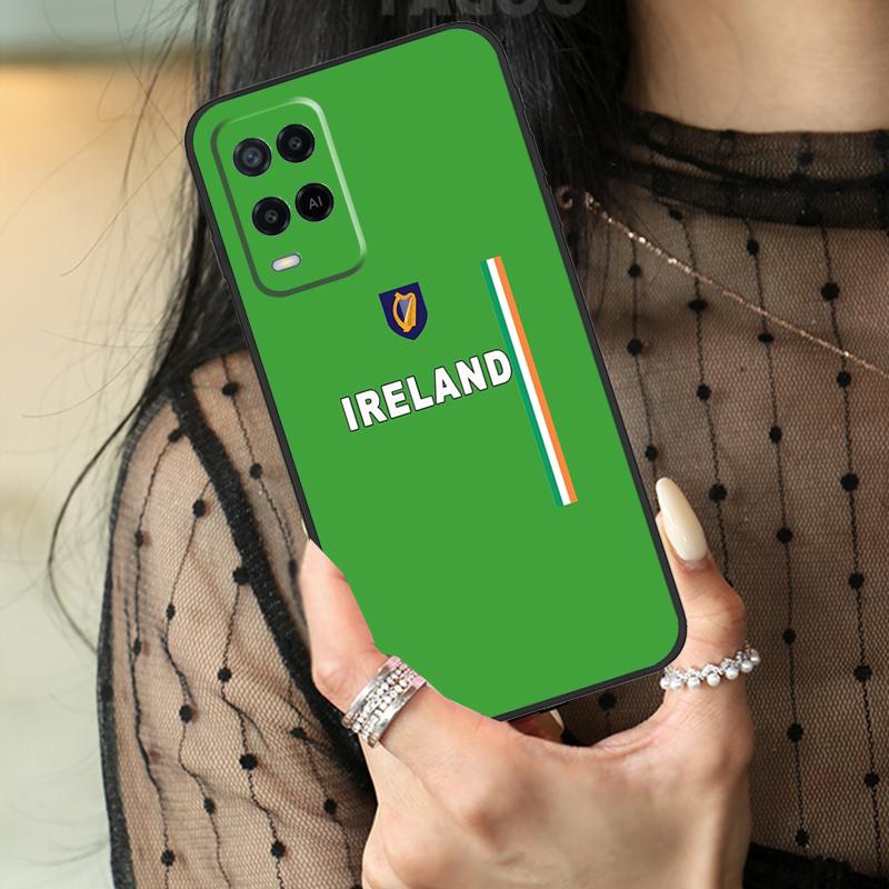 Irish Passport Ireland Flag Case For Oppo A16 A76 A96 A17 A18 A60 A80 A40 A38 A58 A78 A98 A94 A74 A54 A15 A57 A77 A5 Pro