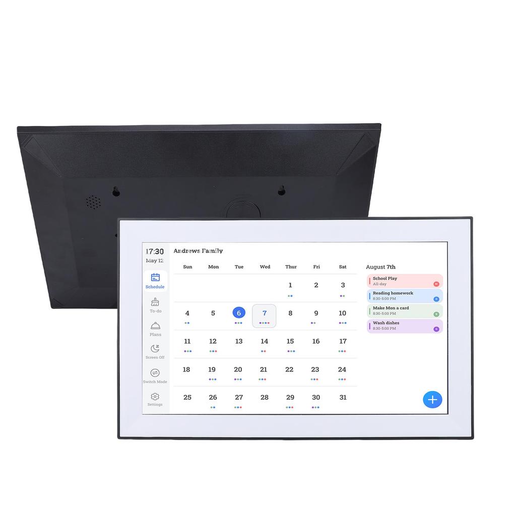 15,6-дюймовый цифровой календарь, график домашних обязанностей, WIFI, электронный календарь, умный семейный планировщик, интерактивный дисплей с сенсорным экраном