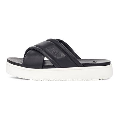 Zayne Top Grain Leather Удобные повседневные модные сандалии Женские сандалии Черные 1128635-BLLE