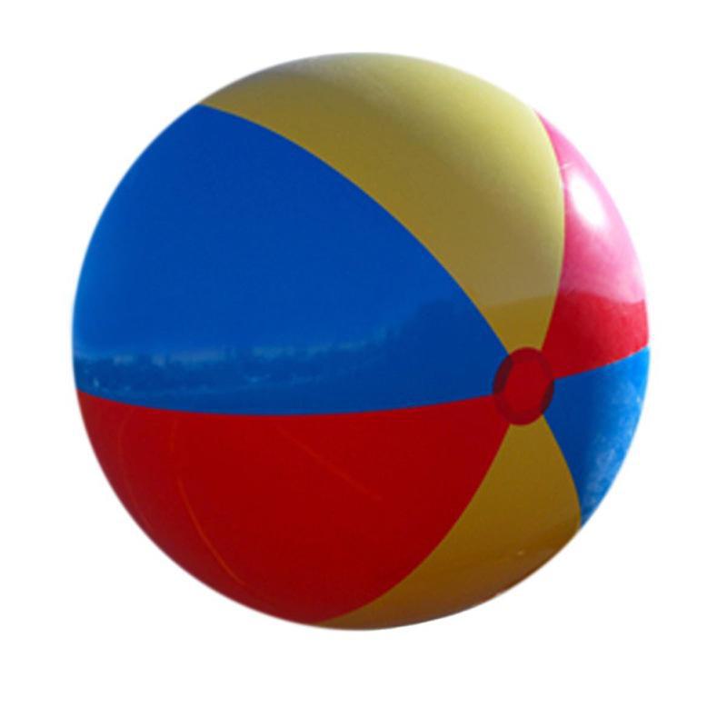 Colorful Inflatable PVC Football Toy for Kids - Outdoor Beach Play