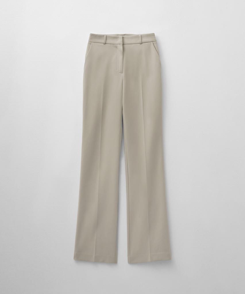 MONGDOL Semi-Bootcut Slacks Beige Mdpt021Beige