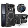 For Xiaomi Redmi Note 13 Pro 5G Case Slide Lens Protect Armor Phone Case for Redmi Note13 Pro 13Pro 5G Magnet Holder Ring Cover