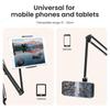 Tablet Stand 360 Rotating Bed Desktop Phone Mount with Aluminum Arm For iPad Pro Air Mini 5.3-8.3 Inch Xiaomi Samsung Holder