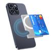 Transparent Magnetic Phone Card Case Back Cover For Iphone 12 For Magsafe For Samsung Xiaomi Huawei For Id Card Bank Card