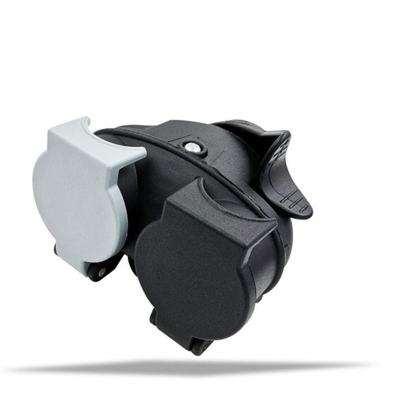 New 13 Pin Car To 7 Pin Plug Socket Adapter Converter Caravan Towing Tow Bar UK 12V