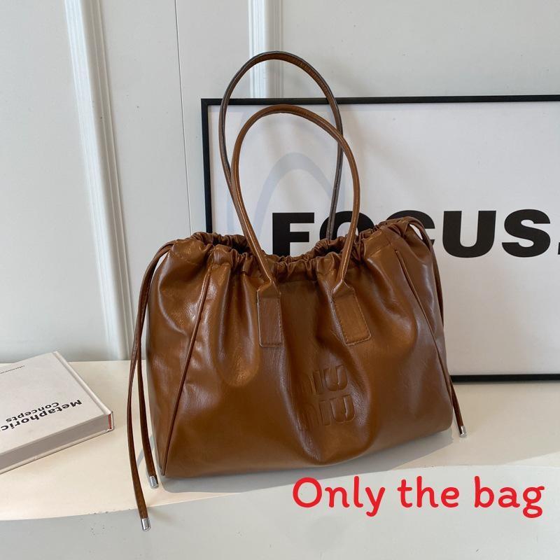 Винтажная однотонная сумка-тоут под мышкой большой вместимости для повседневного использования и путешествий