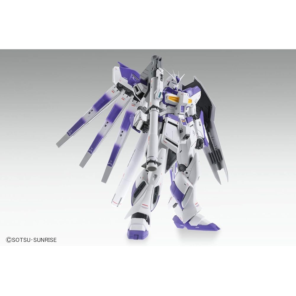 Bandai Spirits MG Мобильный доспех Гандам Hi-Nu Гандам Вер.Ka Масштаб 1/100 Пластиковая модель-конструктор с цветовой кодировкой