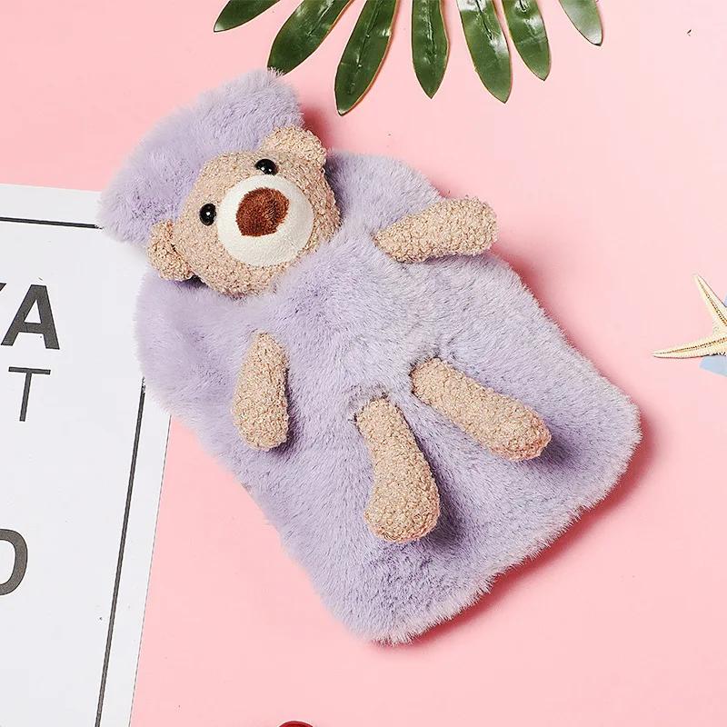 Kawaii Грелки Милый Медведь Резиновый Грелка Для Рук и Ног Живота Взрывобезопасные Грелки Для Женщин Менструальные Боли