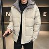M-8XL Cotton Clothing Men's Winter Loose Waterproof Thickened Cotton Jacket Leisure Short Section Bread Clothing Hooded Cotton Coat Fashion Casual